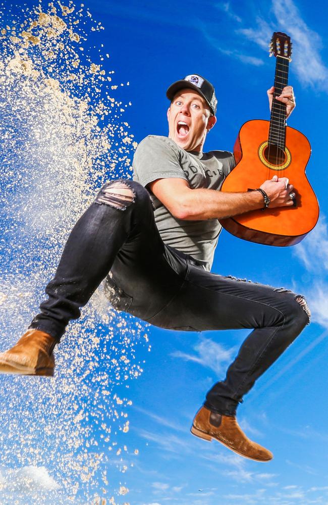 Gold Coast-based Casey Barnes is hoping to win Artist of the Year. Picture: Nigel Hallett