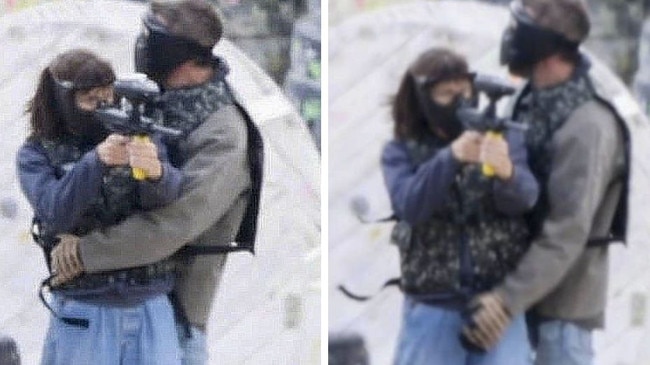 Ben Affleck and Jennifer Garner look cosy during at paintball.