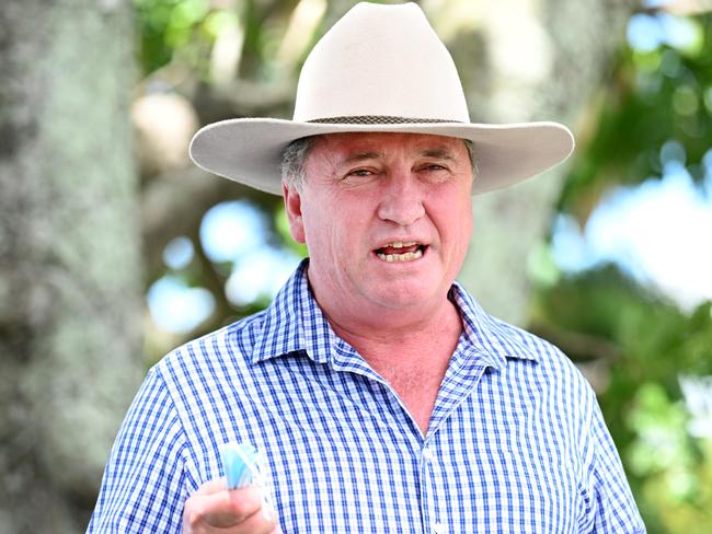 Deputy Prime Minister Barnaby Joyce has been forced to correct himself. Picture: NCA NewsWire / Dan Peled