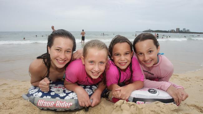 Romy Vuksan, Josephine Bingham, Brylee Burge and Marnie Vuksan in 2009.