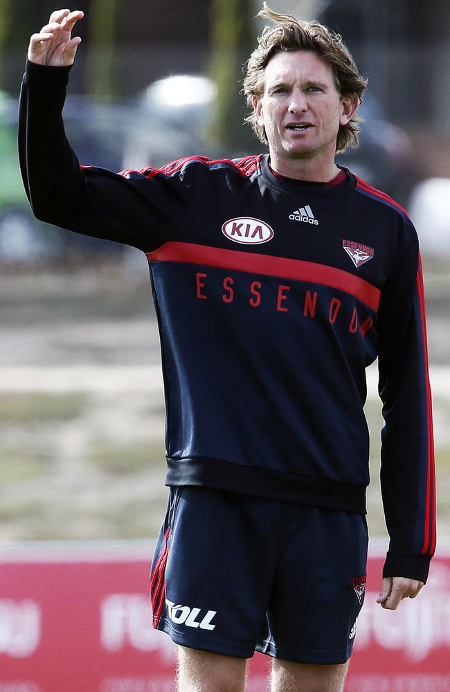 Essendon coach James Hird. Picture: Paul Loughnan