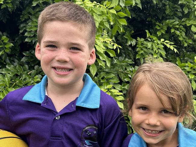 My First Year 2024: Daintree State School: Tia Welham, Chase Mulley. Picture: Supplied