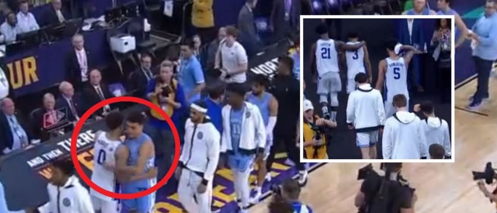 NBA 2022: Fans slam Duke's handshake snub against North Carolina after NCAA  Final Four game, video, college basketball