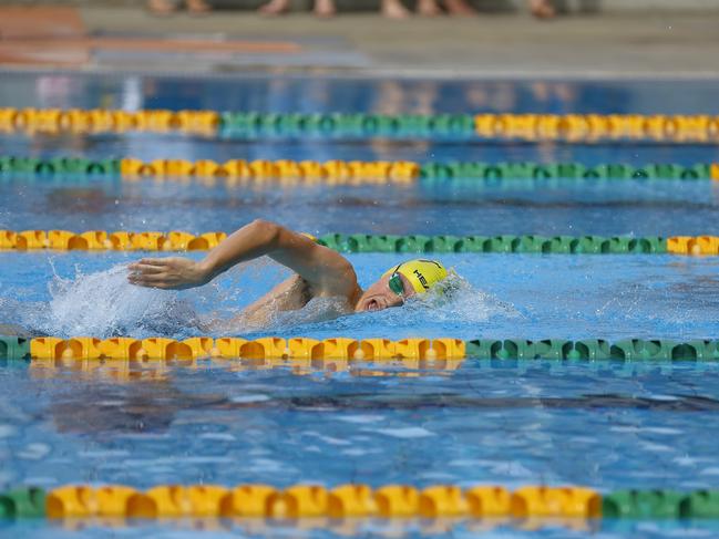 Swimmers at the Northern Rivers zone school championships at the Lismore pool