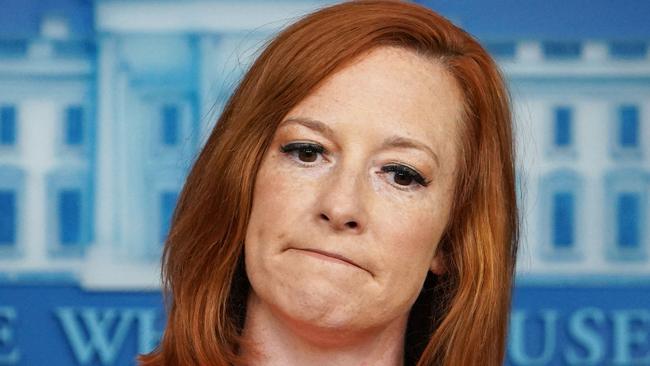 White House Press Secretary Jen Psaki has been extensively mocked in Russia. Picture: AFP