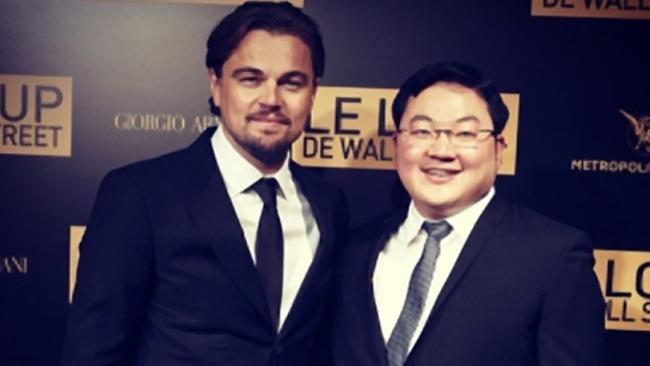 Instagram picture of Malaysian businessman Jho Low with actor Leonardo Di Caprio at the 'Wolf of Wall Street' premiere.