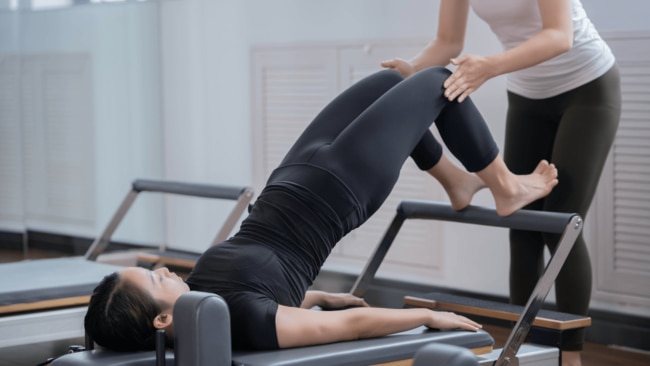 The beauty of Pilates is that every movement can be modified or swapped out for something else. Image: Pexels