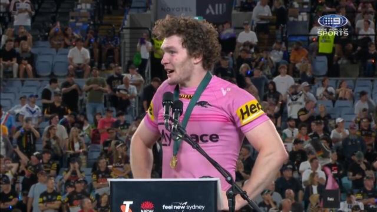 Liam Martin wins Clive Churchill Medal