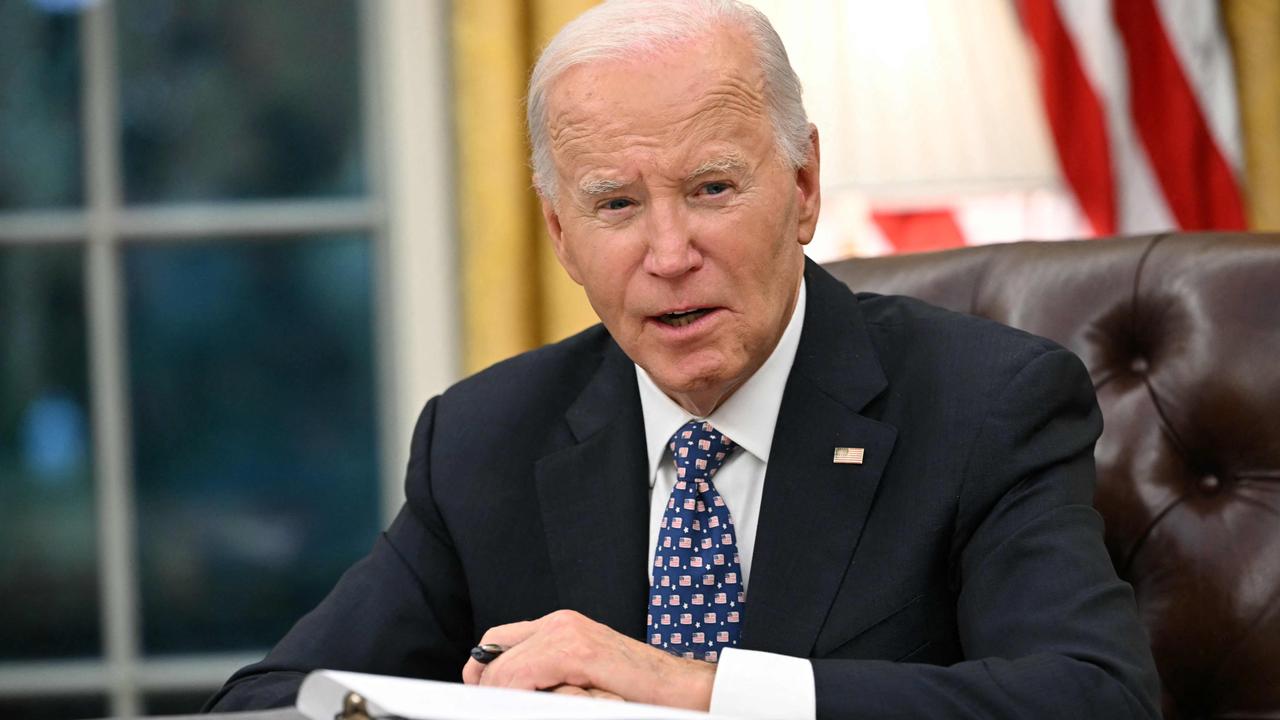 US President Joe Biden has called for an immediate ceasefire. Picture: Mandel Ngan/AFP