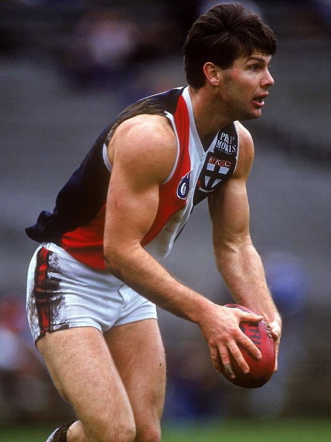 Danny Frawley in action during a game in the 1990s.