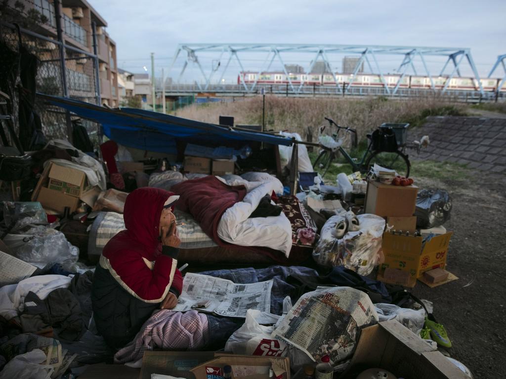 A group representing the homeless is asking to use the Athletes Village for next year’s Tokyo Olympics as a shelter during the coronavirus pandemic. Picture: AP Photo/Jae C. Hong, File