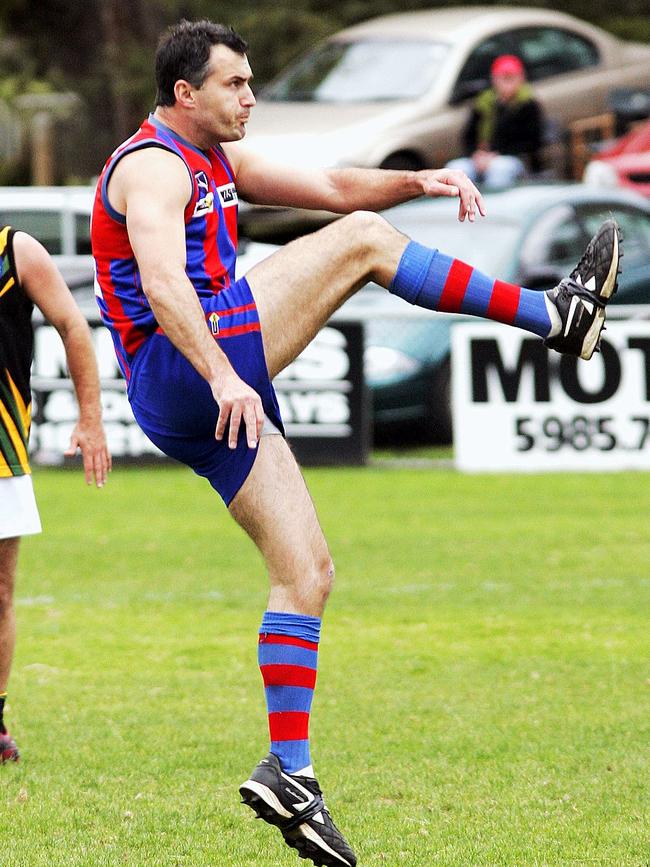 Steve Ryan slots another goal for Rye.