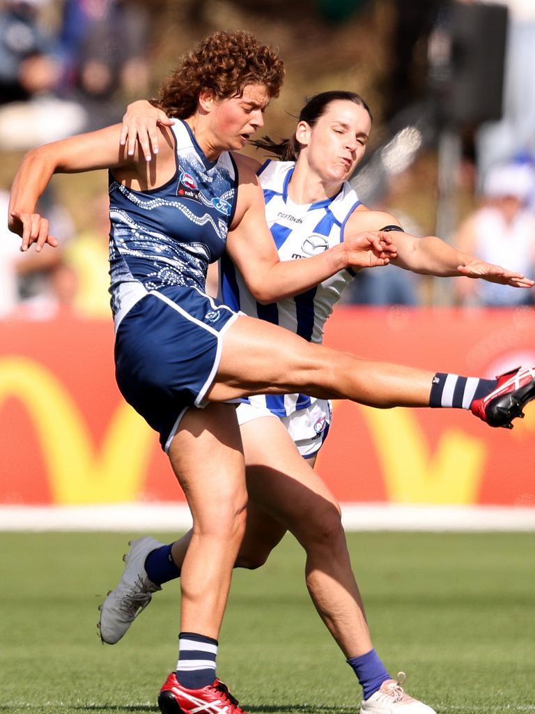 Top draft Nina Morrison showed her class for the Cats.