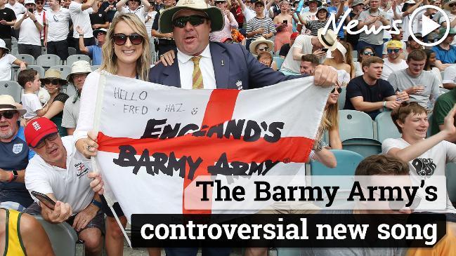 The Barmy Army has a new song about Warner