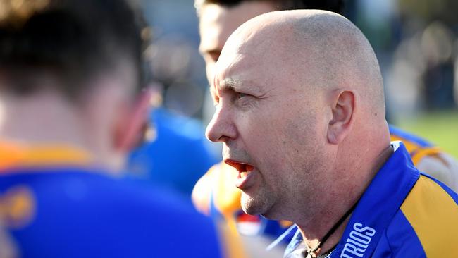 Cranbourne Eagles coach Steve O’Brien. (Photo by Josh Chadwick)