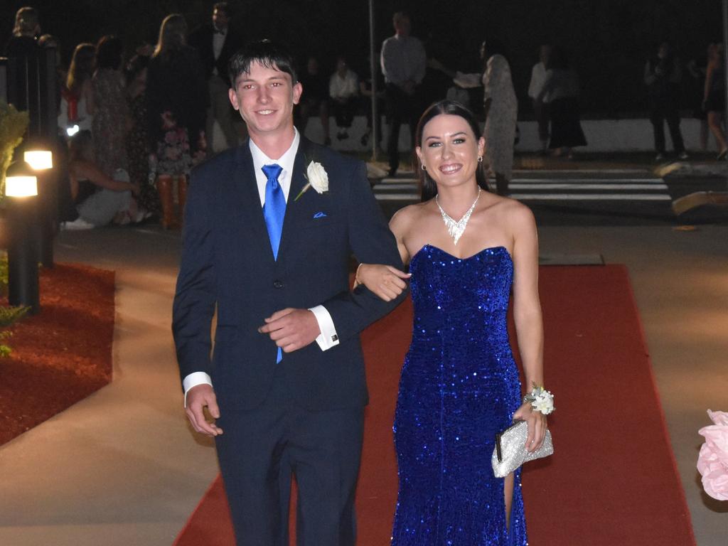 Mahaylia Windshuttel and Cody Fanning at Assumption College Warwick formal