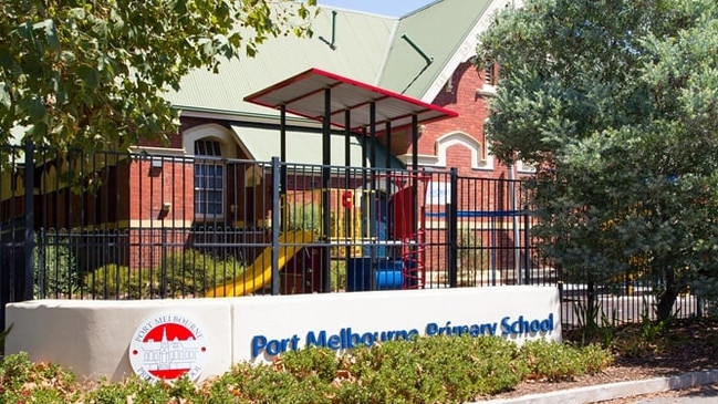 Port Melbourne Primary School parents are at loggerheads with the state government over a new school being built in Fishermans Bend. Picture: Port Melbourne Primary