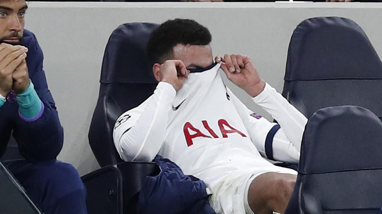 Dele Alli could be on his way out. (Photo by Adrian DENNIS / AFP)