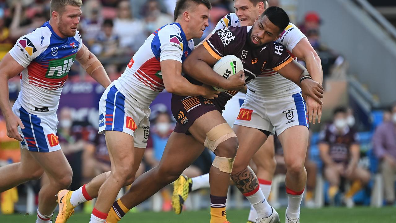 The Broncos want some experience up front to help Payne Haas. Picture NRL Images