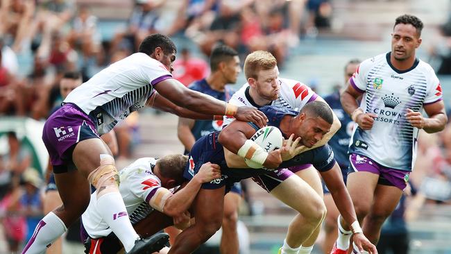 New Zealand Warriors Down Melbourne 2014 In Nrl Trial Game 