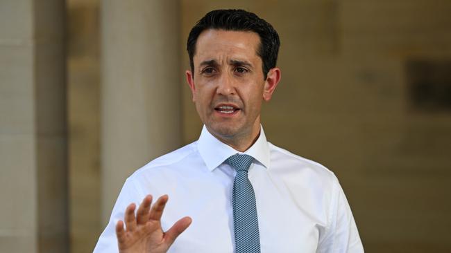 Leader of the Opposition David Crisafulli. Picture: Lyndon Mechielsen/Courier Mail