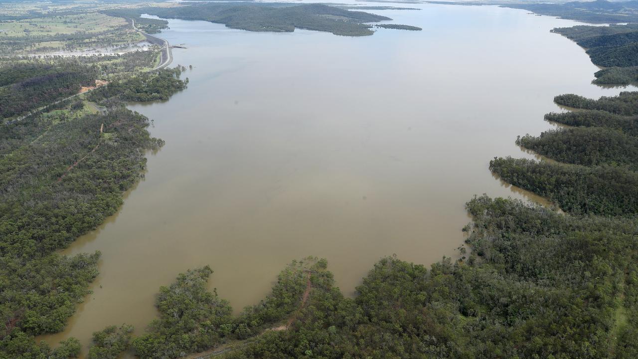 Wivenhoe Dam. The proposed Emu Creek Dam sits upstream from Wivenhoe. Picture: Liam Kidston