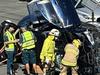 Traffic chaos: Two cut from wreckage in separate crashes