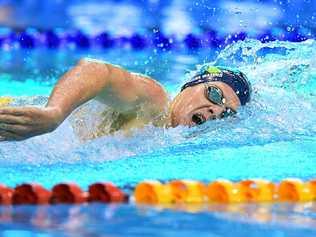 IN THE POOL: Liam Schluter broke the world record for the S14 class in the men's 200 free multi-class at the national championships at Adelaide. Picture: Mark Brake