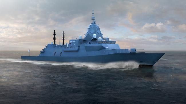 BAE’s Hunter-class FFGs will be built in Australia by ASC Shipbuilding at the Osborne Naval Shipyard in South Australia. Picture: BAE