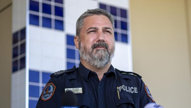 NT Police Detective Senior Sergeant Brendan Lindner said a disappointing amount of people had come forward with information into the death of a teenager. Picture: Floss Adams.