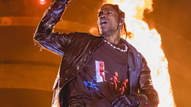 Travis Scott performs onstage during the third annual Astroworld Festival at NRG Park on November 5 in Houston, Texas. Picture: Rick Kern/Getty Images