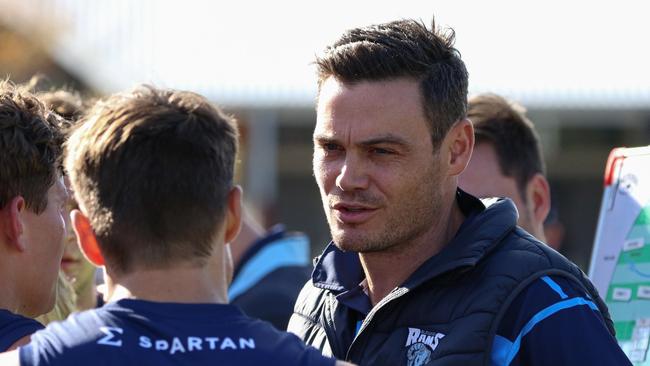 Nathan Grima has stepped down after four years as Glenunga coach. Picture: Max Stapleton