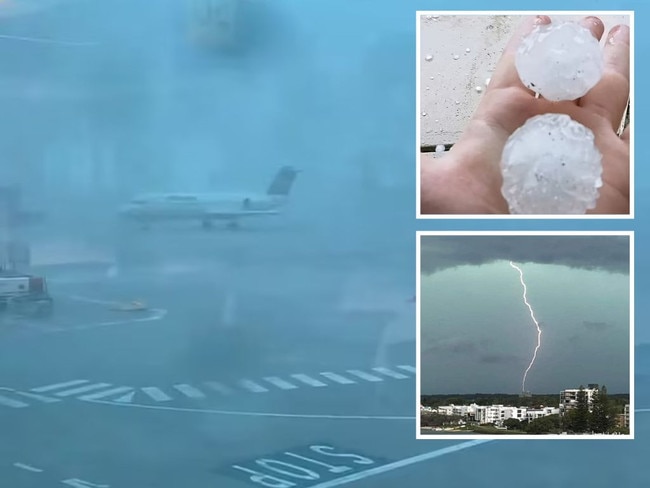 South-east Queensland is being smashed by storms. Picture: Supplied