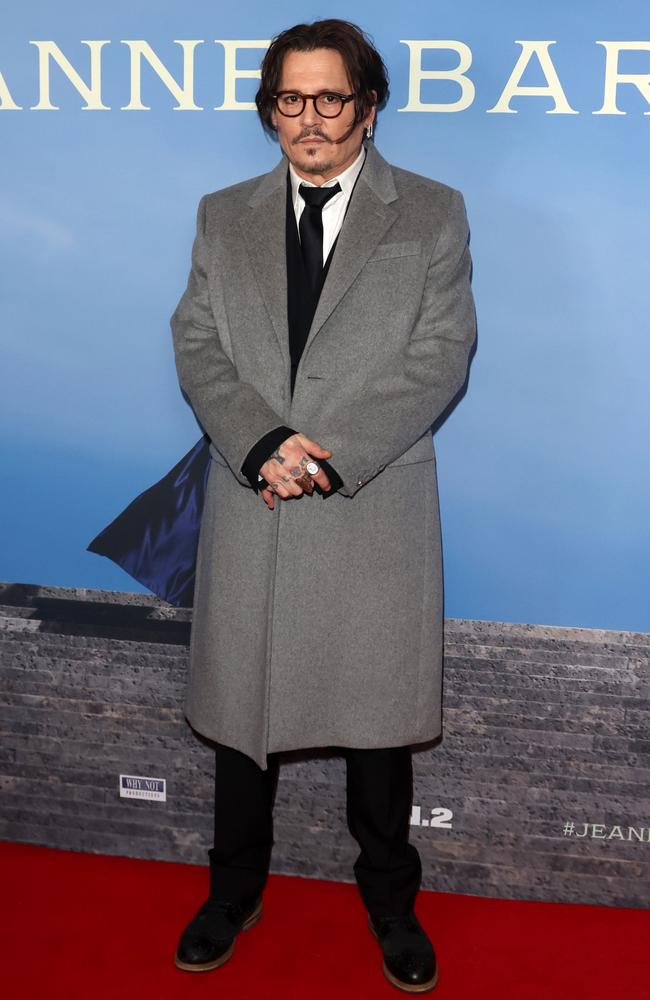 Depp looked dapper at the London premiere of his new film. Picture: Neil P. Mockford/Getty Images