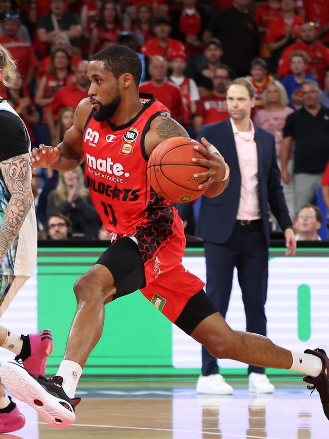 Bryce Cotton was a one-man wrecking crew against New Zealand. Picture: Getty Images