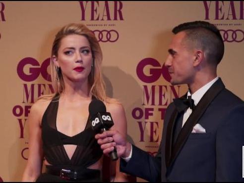 Amber Heard Stuns On GQ Red Carpet