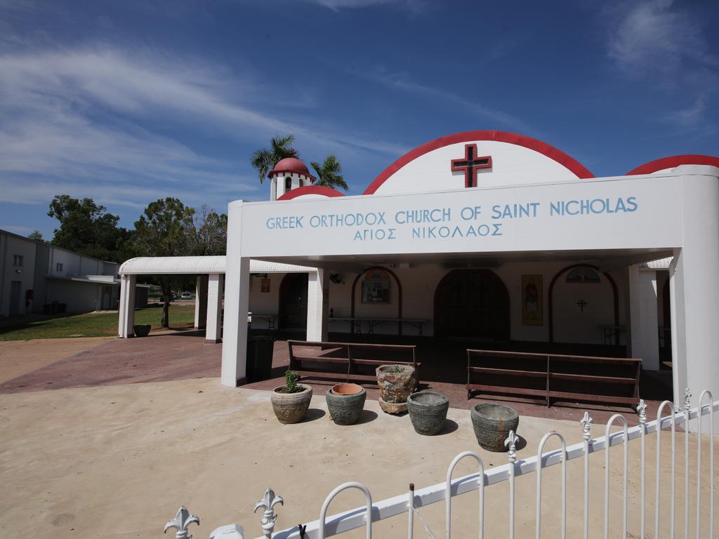 Darwin's Greek Orthodox Church on Cavenagh St. Picture: Glenn Campbell.