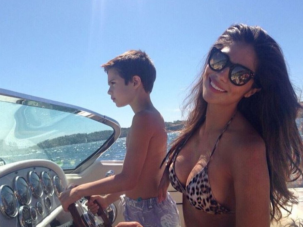 MOTHER'S DAY SPECIAL... Actress Pia Miller with her son Lennox. Picture: Instagram