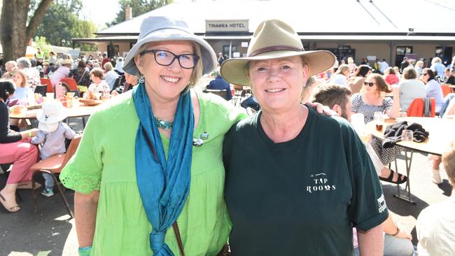 Tinamba Food and Wine Festival — Rhonda Jacobs and Bec Day. Picture: David Smith