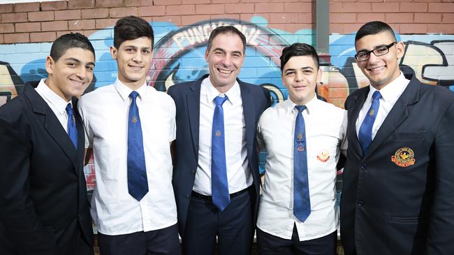 State Lakemba MP Jihad Dib on his last day as principal at Punchbowl Boys High School.