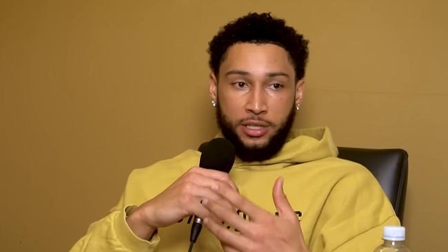 Ben Simmons opened up on his struggles.