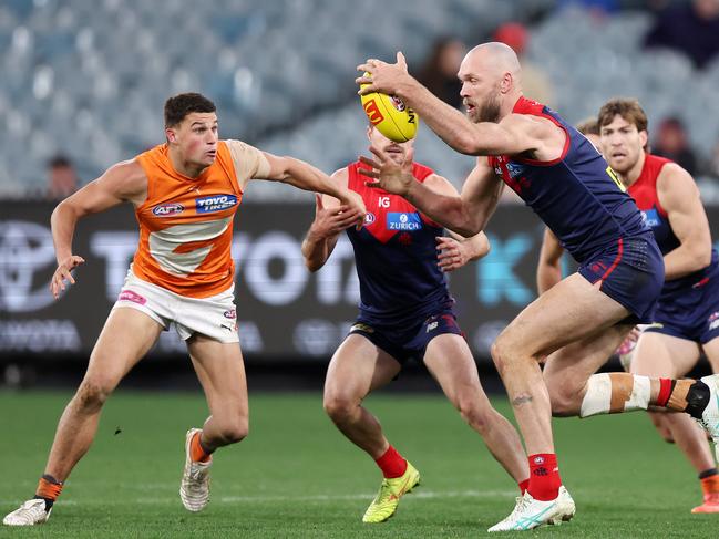 Their round one win against the Demons was the only game the Giants are scheduled to play at the MCG in 2025. Picture: Mark Stewart