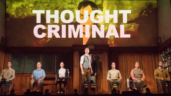 A State Theatre Company reworking of Orwell’s 1984 at Her Majesty's Theatre in Melbourne. Picture: Matt Loxton.