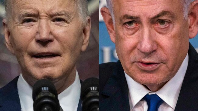 Joe Biden and Benjamin Netanyahu are due to speak today. Picture: Supplied