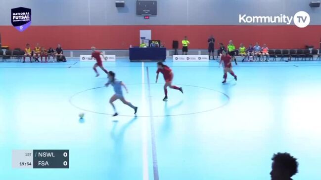 Replay: Football Australia National Futsal Championships Day 4 - Football NSW Lightning v Football SA (U17 Girls QF)