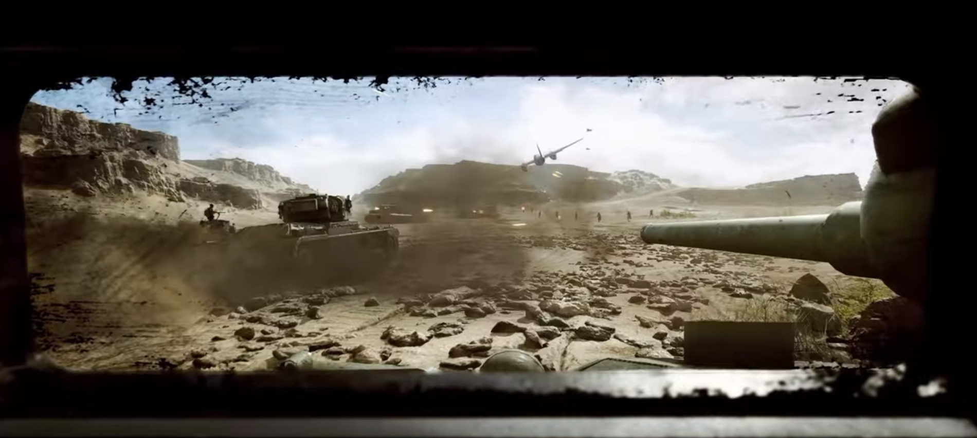 Scenes from the new Battlefield V game trailer