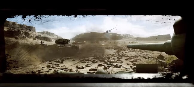 Scenes from the new Battlefield V game trailer