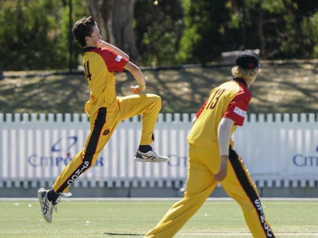 St Kilda paceman Harry Jones. Picture: Valeriu Campan