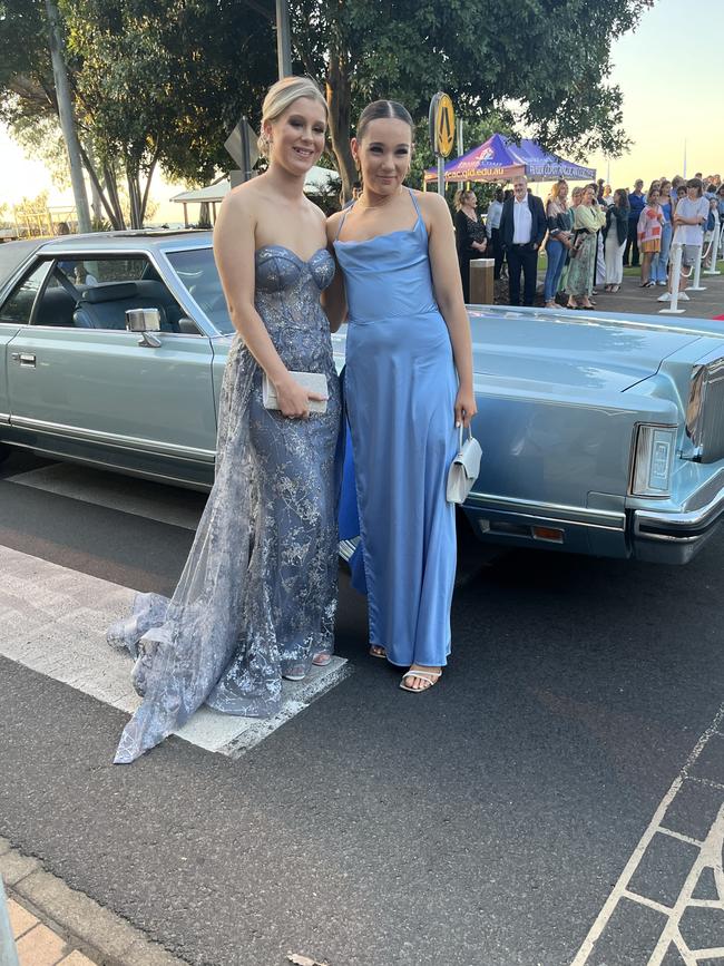 The students of Fraser Coast Anglican College arrive at their formal.