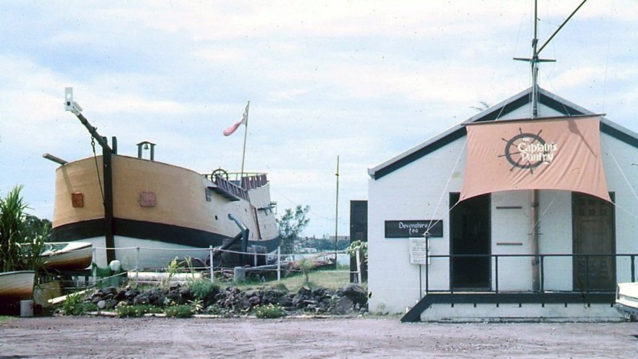 Endeavour Replica, Landsborough Parade, Golden Beach, Caloundra, circa 1976. Picture: Supplied